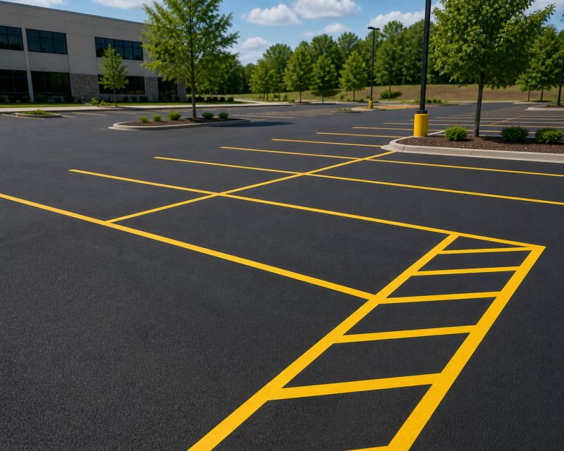 Asphalt Painting in Lawrenceville, GA