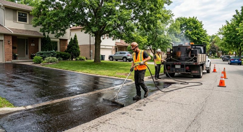 Blacktop Driveway Sealing in Grand Rapids, MI