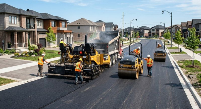 Asphalt Road Installation in Orange County, CA