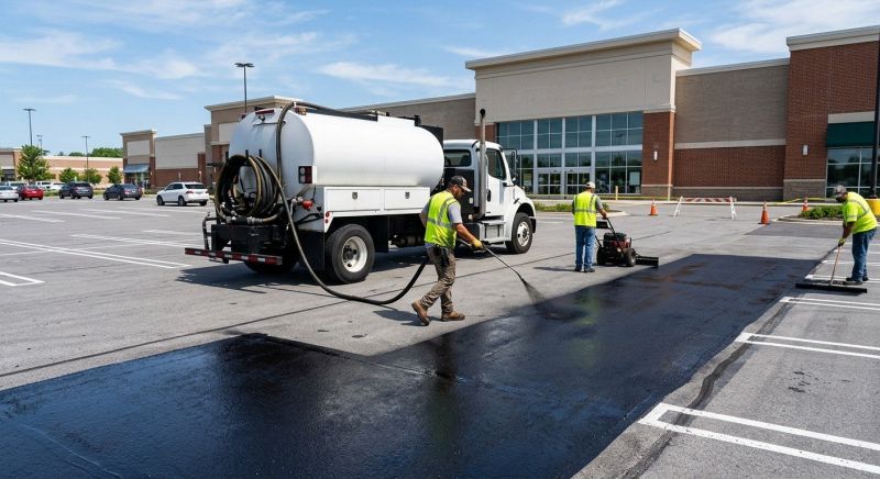 Church Parking Lot Sealcoating in Tampa, FL