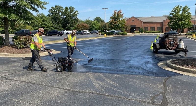 Church Parking Lot Sealcoating in Tampa, FL