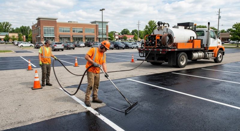Church Parking Lot Sealcoating in Miami Dade County, FL