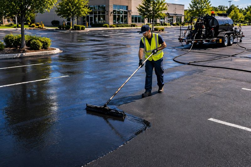Church Parking Lot Sealcoating in Sarasota, FL