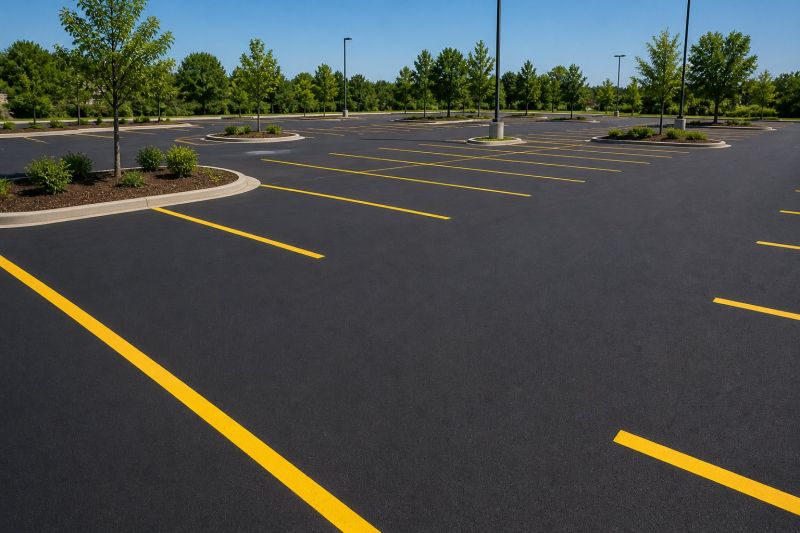 Commercial Asphalt Painting in Roswell, GA