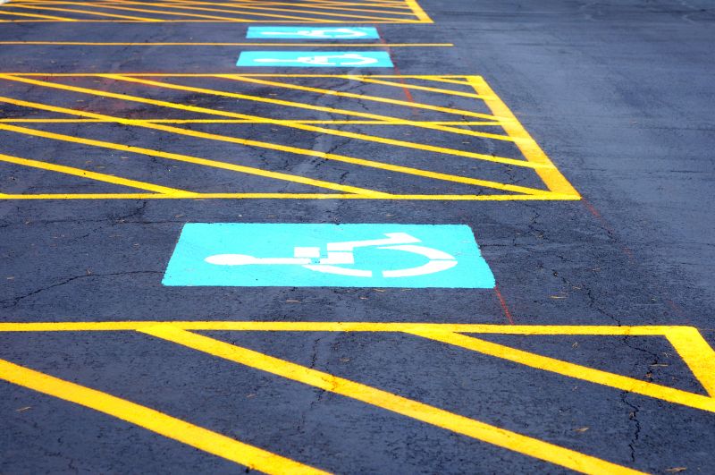 Disability Parking Marking in Alpharetta, GA