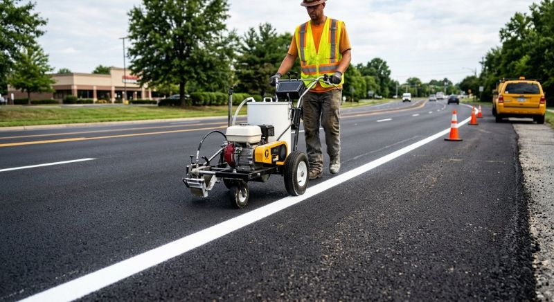Lane Marking Service in Alpharetta, GA
