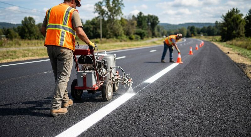 Lane Marking Service in Alpharetta, GA