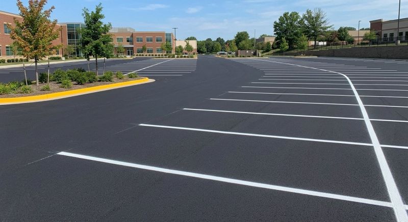 Parking Area Striping in Suwanee, GA