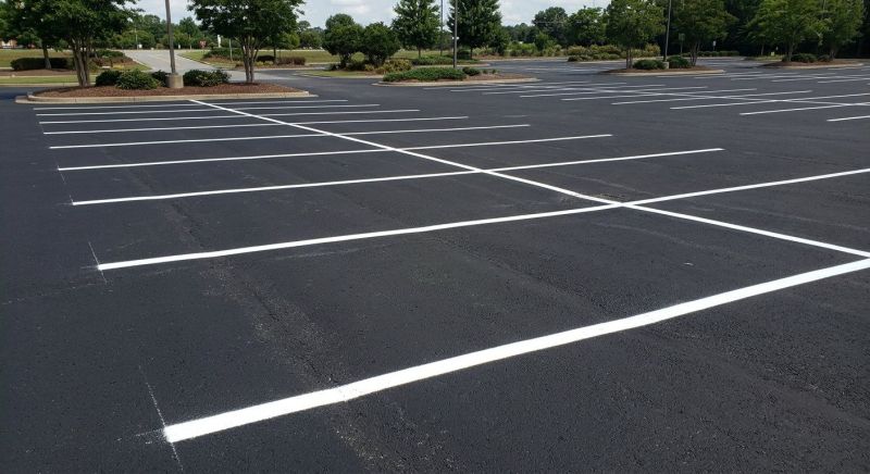 Parking Garage Striping in Suwanee, GA