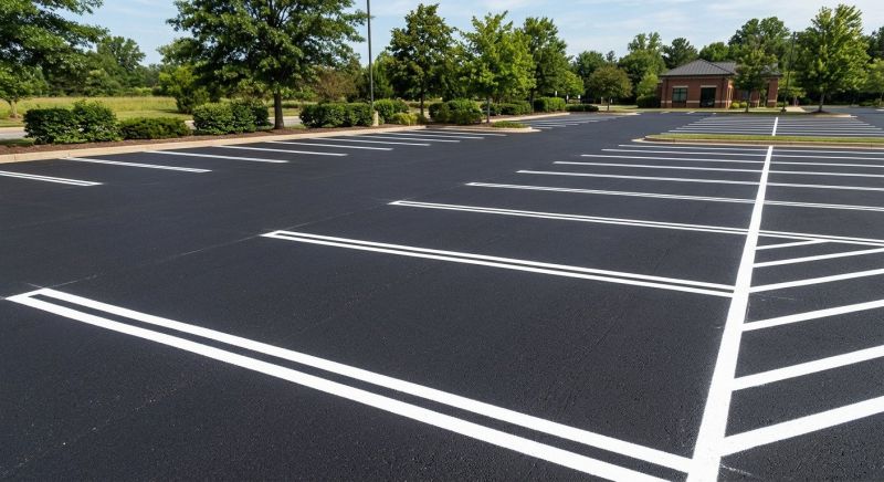 Parking Lot Painting in Suwanee, GA