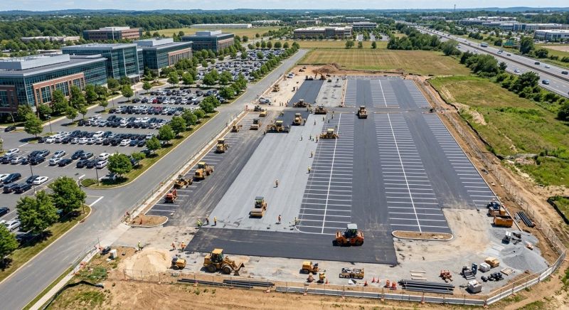 Parking Lot Paving in Los Angeles, CA