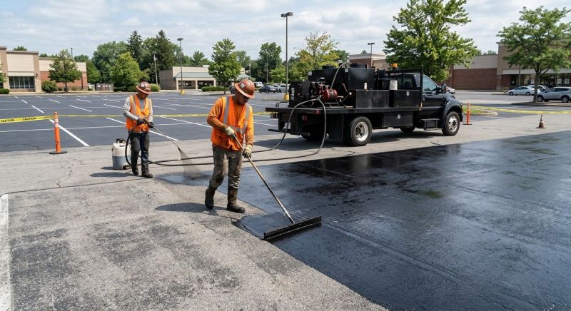 Parking Lot Sealcoating in Greenville, SC