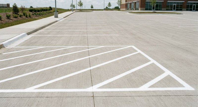 Parking Lot Striping in Roswell, GA