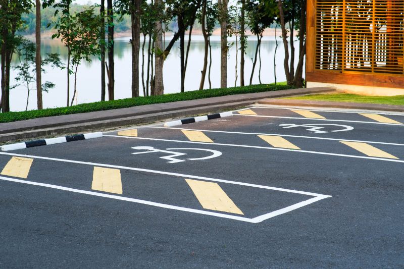 Parking Space Marking in Suwanee, GA