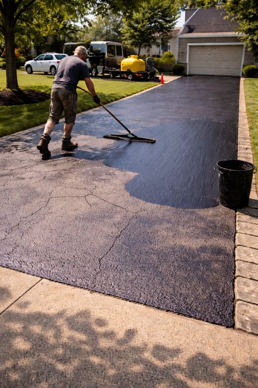Residential Driveway Sealcoating in Tampa, FL